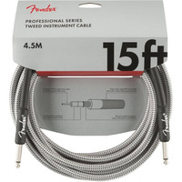 Кабель інструментальний Fender Cable Professional Series 15' White Tweed (990820066) Зображення