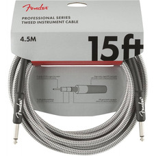 Кабель інструментальний Fender Cable Professional Series 15' White Tweed (990820066) Зображення