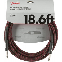 Кабель инструментальный Fender Cable Professional Series 18.6' Red Tweed (990820067) Изображение