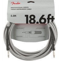 Кабель инструментальный Fender Cable Professional Series 18.6' White Tweed (990820069) Изображение