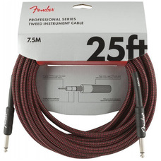 Кабель інструментальний Fender Cable Proffesional Series 25' Red Tweed (990820070) Зображення