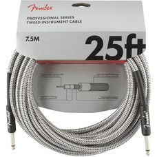 Кабель інструментальний Fender Cable Proffesional Series 25' White Tweed (990820072) Зображення