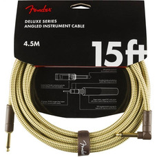 Кабель інструментальний Fender Cable Deluxe Series 15' Angled Tweed (990820086) Зображення