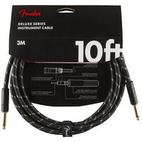 Кабель інструментальний Fender Cable Deluxe Series 10' Black Tweed Зображення