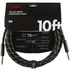 Кабель інструментальний Fender Cable Deluxe Series 10' Black Tweed Зображення