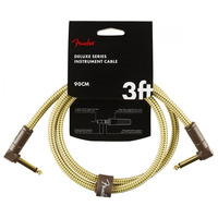 Кабель инструментальный Fender Cable Deluxe Series 3' Tweed (990820098) Изображение
