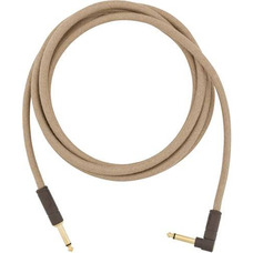 Кабель інструментальний Fender 10' Angled Festival Instrument Cable Pure Hemp Natural Зображення