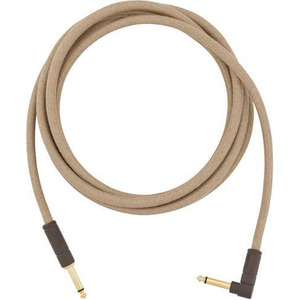 Кабель інструментальний Fender 10' Angled Festival Instrument Cable Pure Hemp Natural Зображення