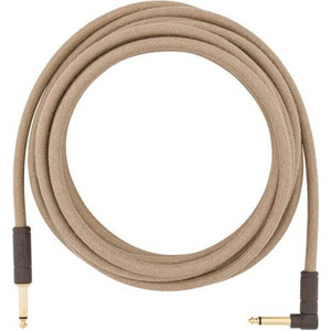 Кабель інструментальний Fender 18.6' Angled Festival Instrument Cable Pure Hemp Natural (990918021) Зображення