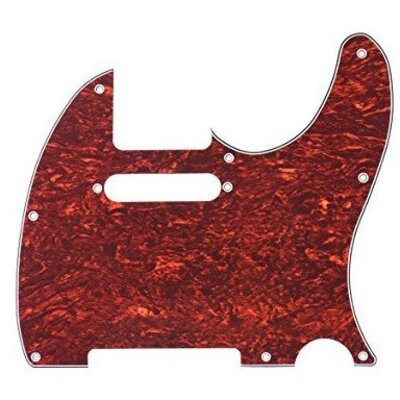 Пикгард для электрогитары Fender Pickguard for Telecaster 4-Ply Tortoise Shell (992152000) Изображение