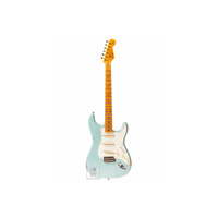 Электрогитара FENDER CUSTOM SHOP 1957 STRATOCASTER RELIC FADED AGED DAPHNE BLUE Изображение