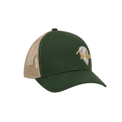 FENDER GLOBE PICK PATCH HAT GREEN KHAKI Кепка Зображення
