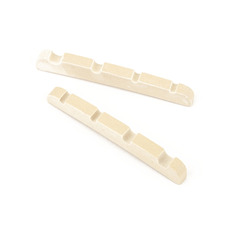 Нульовий поріжок FENDER JAZZ BASS PRE-SLOTTED MICARTA STRING NUT SET WHITE Зображення