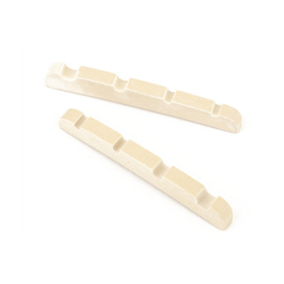 Нульовий поріжок FENDER JAZZ BASS PRE-SLOTTED MICARTA STRING NUT SET WHITE Зображення