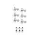Колки для гитары FENDER LOCKING STRATOCASTER/TELECASTER TUNING MACHINE SETS BRUSHED CHROME Изображение