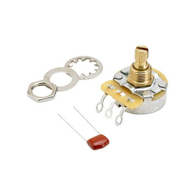 FENDER POTENTIOMETER T V NO LOAD 250K SPLIT SHAF Потенціометр Зображення