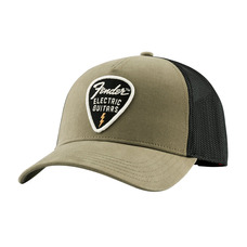 FENDER SNAP BACK PICK PATCH HAT OLIVE Кепка Изображение