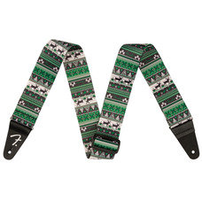 FENDER STRAP 2" UGLY XMAS SWEATER GREEN Ремень гитарный Изображение