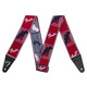 FENDER STRAP 2" WEIGHLESS MONOGRAMMED RED/WHITE/BLUE Ремень гитарный Изображение