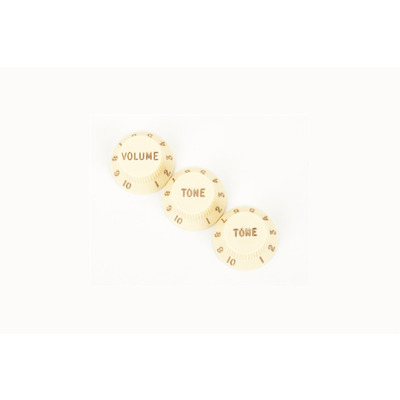 FENDER STRATOCASTER KNOBS AGED WHITE Ручка потенціометра Зображення