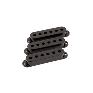 Крышка звукоснимателя FENDER STRATOCASTER PICKUP COVER SETS BLACK Изображение