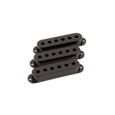 Крышка звукоснимателя FENDER STRATOCASTER PICKUP COVER SETS BLACK Изображение