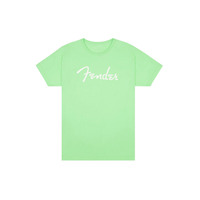 Футболка FENDER T-SHIRT SPAGHETTI LOGO SURF GREEN M Зображення