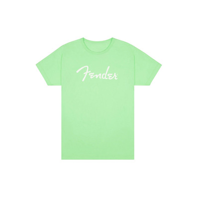 Футболка FENDER T-SHIRT SPAGHETTI LOGO SURF GREEN M Зображення