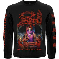 Футболка с длинным рукавом Death "Scream Bloody Gore" Изображение