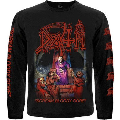 Футболка з довгим рукавом Death "Scream Bloody Gore" Зображення