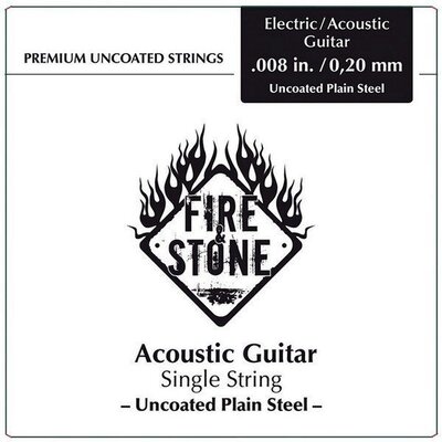 Струна для акустичної гітари Fire&Stone Single String .012 666212 Зображення