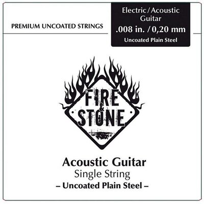 Струна для акустичної гітари Fire&Stone Single String .015 666215 Зображення