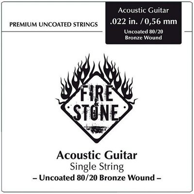 Струна для акустичної гітари Fire&Stone 80/20 Bronze Single String .032 666832 Зображення