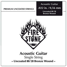 Струна для акустичної гітари Fire&Stone 80/20 Bronze Single String .047 666847 Зображення