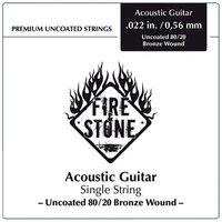 Струна для акустической гитары Fire&Stone 80/20 Bronze Single String .052 666852 Изображение