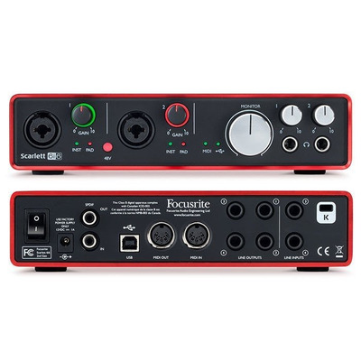 Аудиоинтерфейc Focusrite Scarlett 6I6 Изображение