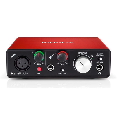 Аудиоинтерфейс Focusrite Scarlett Solo NEW Изображение