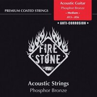 Струни для акустичної гітари Fire&Stone фосфор-бронза medium 013-056) 665630 Зображення