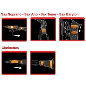 Демпфери для тенор-саксофона Gewa 723006 Зображення