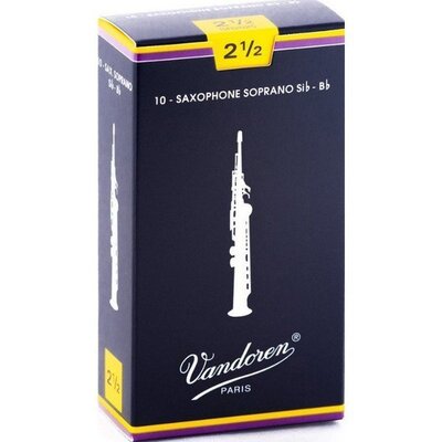Трости для сопрано саксофона Gewa Vandoren 2,5 739824 Изображение