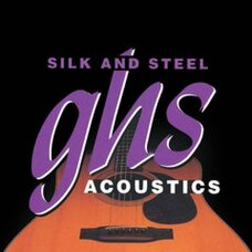 Струни Ghs 350 (11-48 silk and steel) для акустичної гітари Зображення