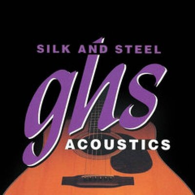 Струны Ghs 350 (11-48 silk and steel) для акустической гитары Изображение