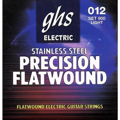 Струны Ghs 900 (12-50 Precision Flatwound) для электрогитары Изображение