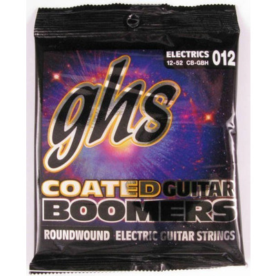 Струны Ghs CB-GBH (012-052 Coated Boomers) для электрогитары Изображение