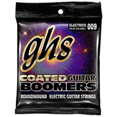 Струны для электрогитары Ghs EL GTR,Coated Boomer,Extra Light,009 CB-GBXL Изображение