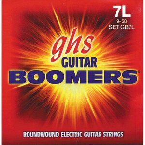 Струни для електрогітари Ghs 7 String Boomers GB7L GB7L Зображення