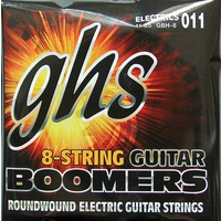 Струны Ghs GBH-8 (11-85 Boomers) для 8-струнной электрогитары Изображение