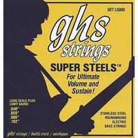 Струни для бас-гітари Ghs Super Steel Roundwound™ Bass Set L5000 Зображення