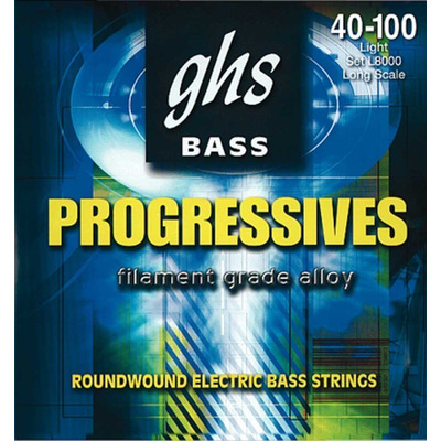 Струны для бас-гитары Ghs Progressives Bass Set L8000 Изображение