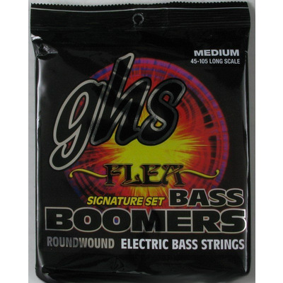 Струны для бас-гитары Ghs Bass Boomers Long+Medium M3045X Изображение